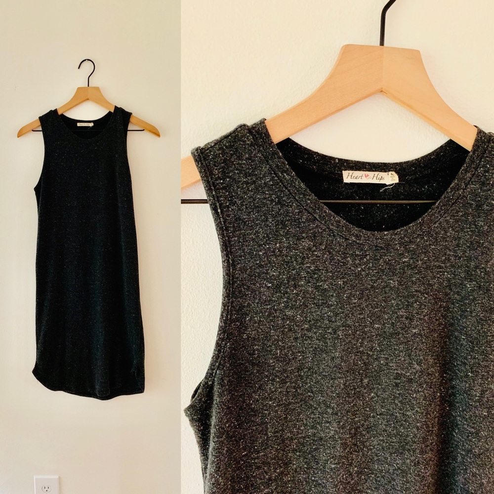 Heathered gray dress